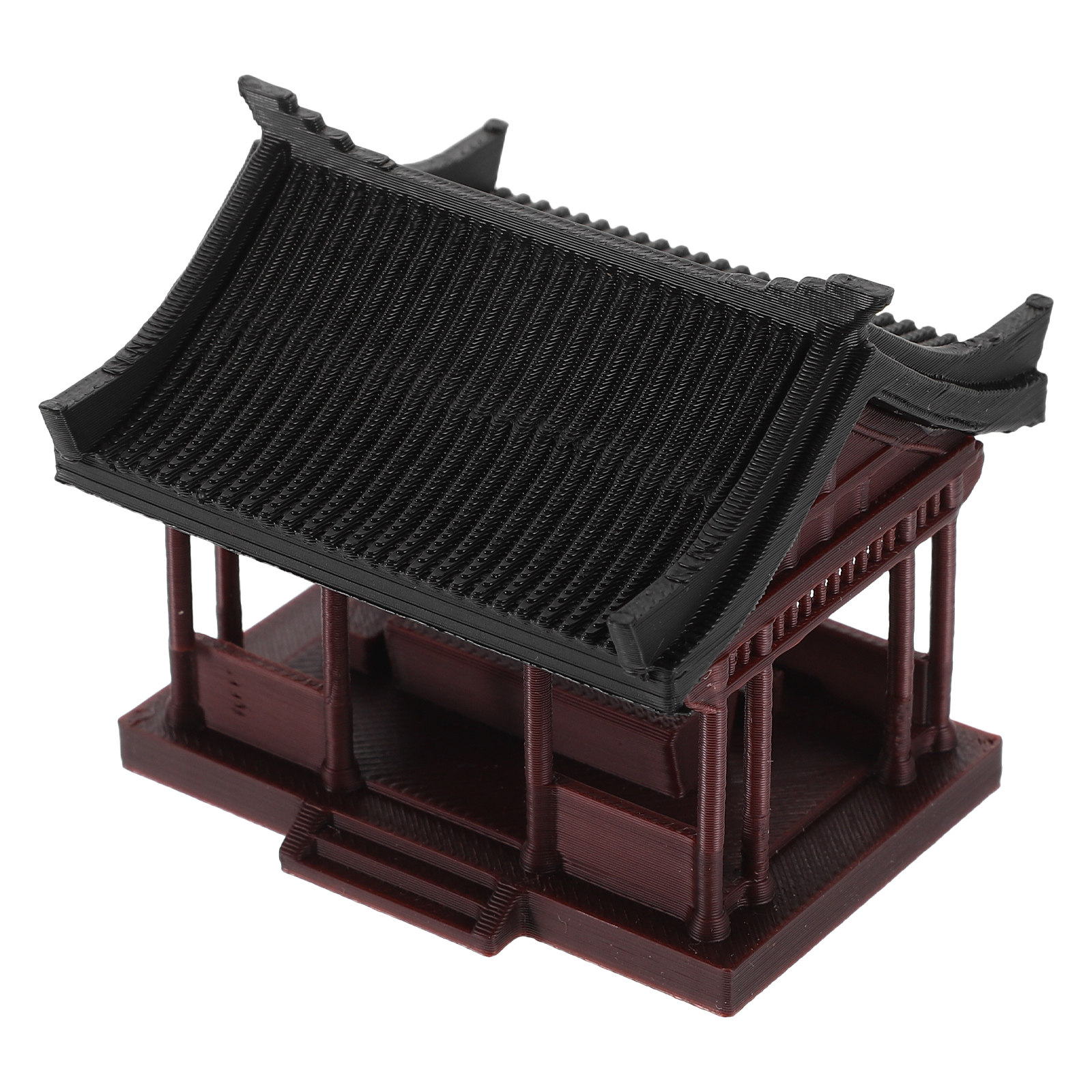 Bonsai Garden With Sand - Miniatur-Pagoden-Ornament für Terrarium, Bonsai, Aquarium, Sandtisch,