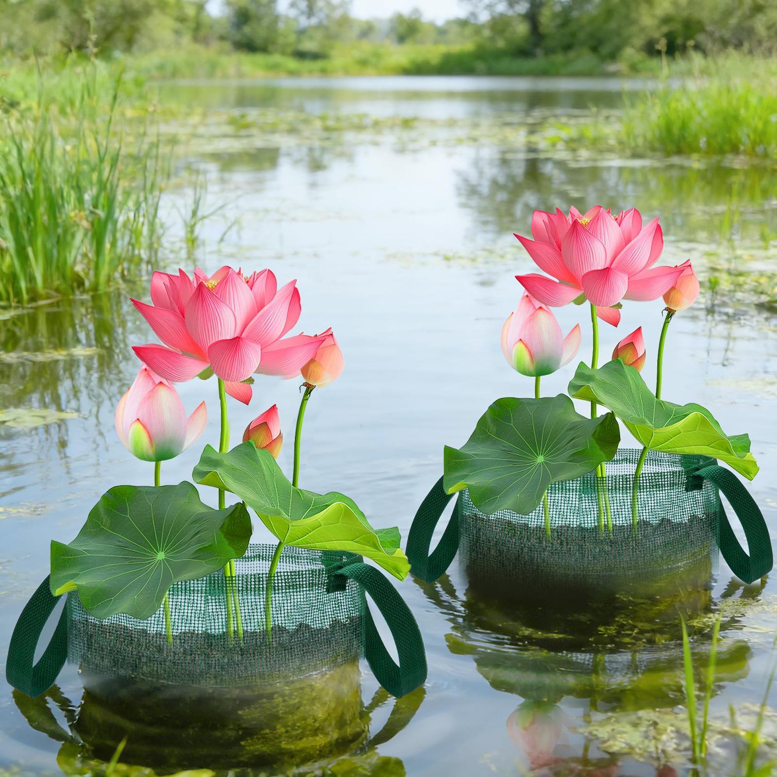 Bonsai Garden With Pond - Teichkörbe für Bonsai, 4 Stück, faltbar,