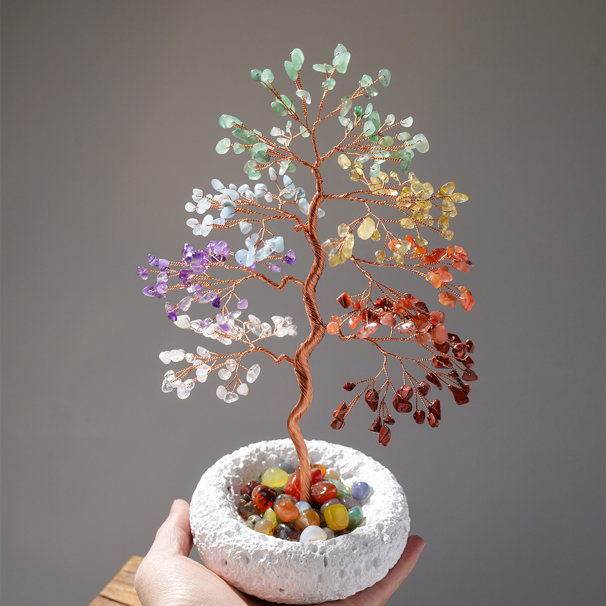 1 x mehrfarbiger Kristallbaum, – Bonsai Rock Garden Bewertung und Preis