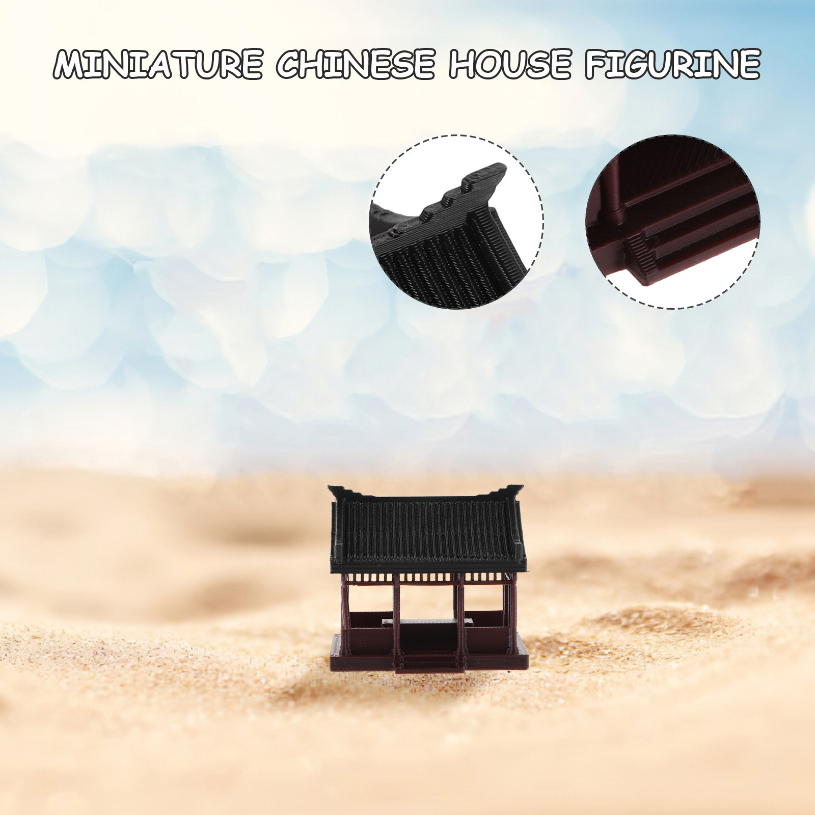 Miniatur-Pagoden-Ornament für  – Bonsai Garden With Sand Bewertung und Preis