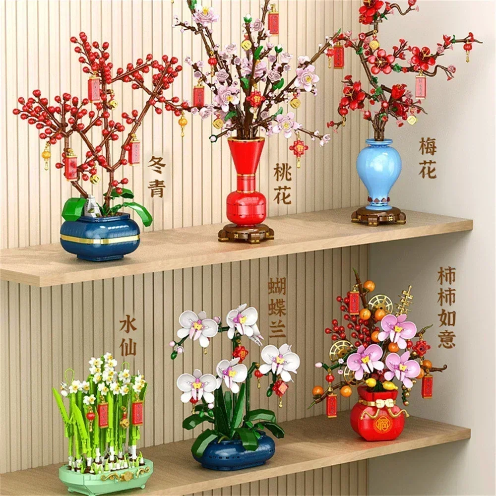 Kreativer Stadtstrauß, Pfirsic – Bonsai Garden Lego Bewertung und Preis
