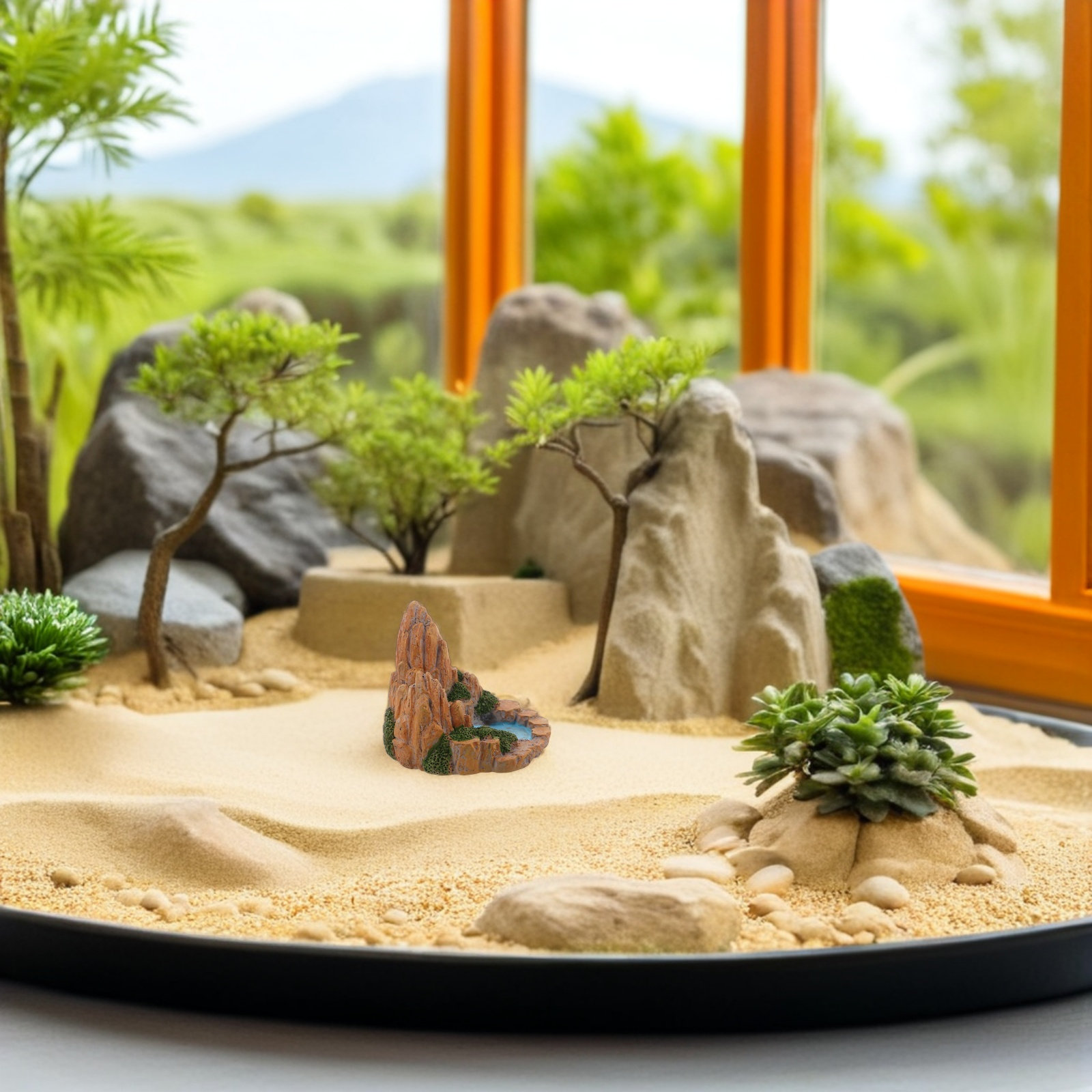 2 Stück Mini-Felsenlandschaft  – Bonsai Garden With Pond Bewertung und Preis
