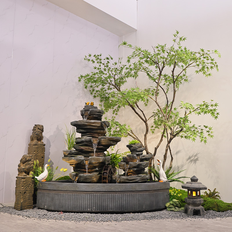 Garten-Fischteich-Wasserlandsc – Bonsai Garden With Pond Bewertung und Preis
