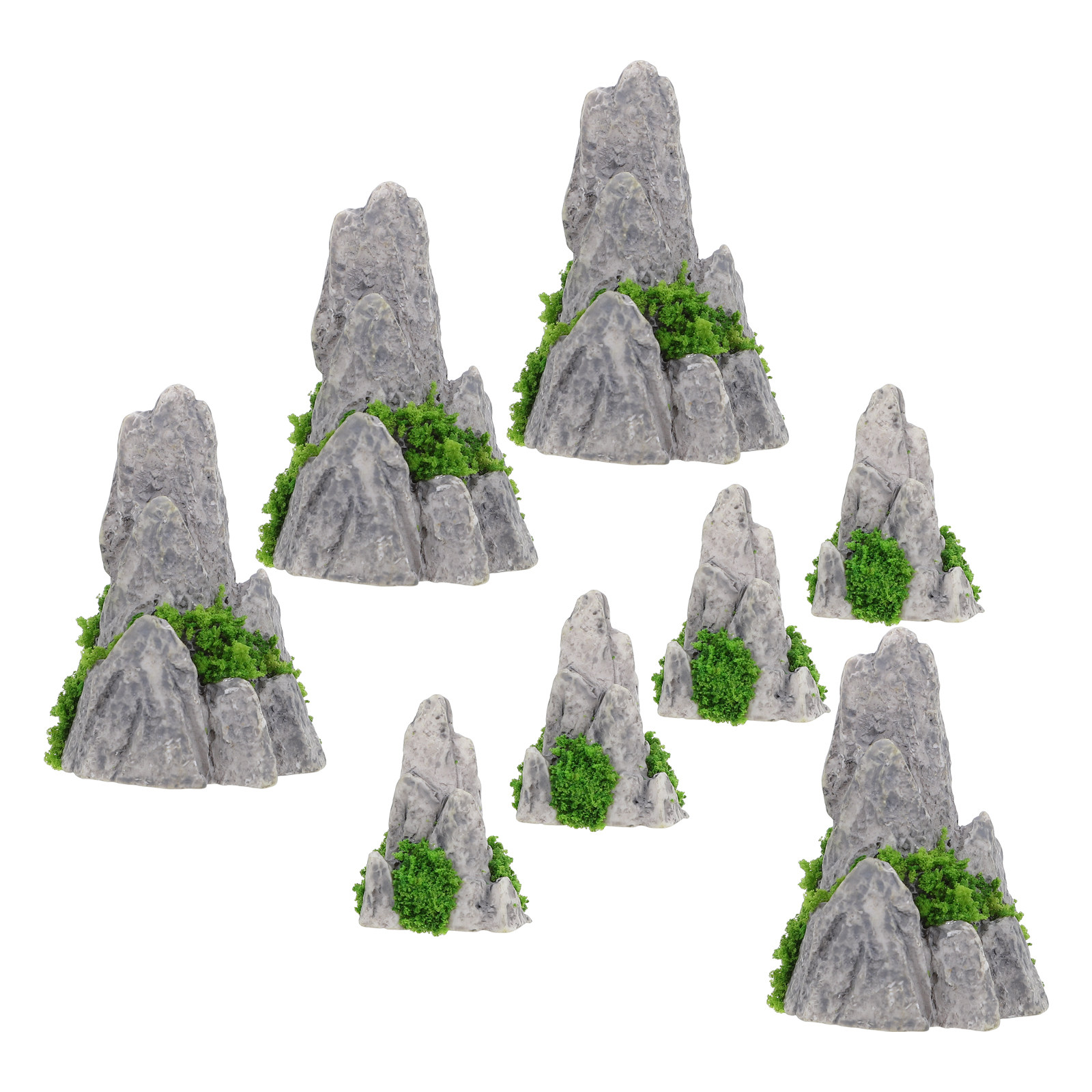 8-teiliges Set Mini-Harz-Felse – Bonsai Garden With Sand Bewertung und Preis