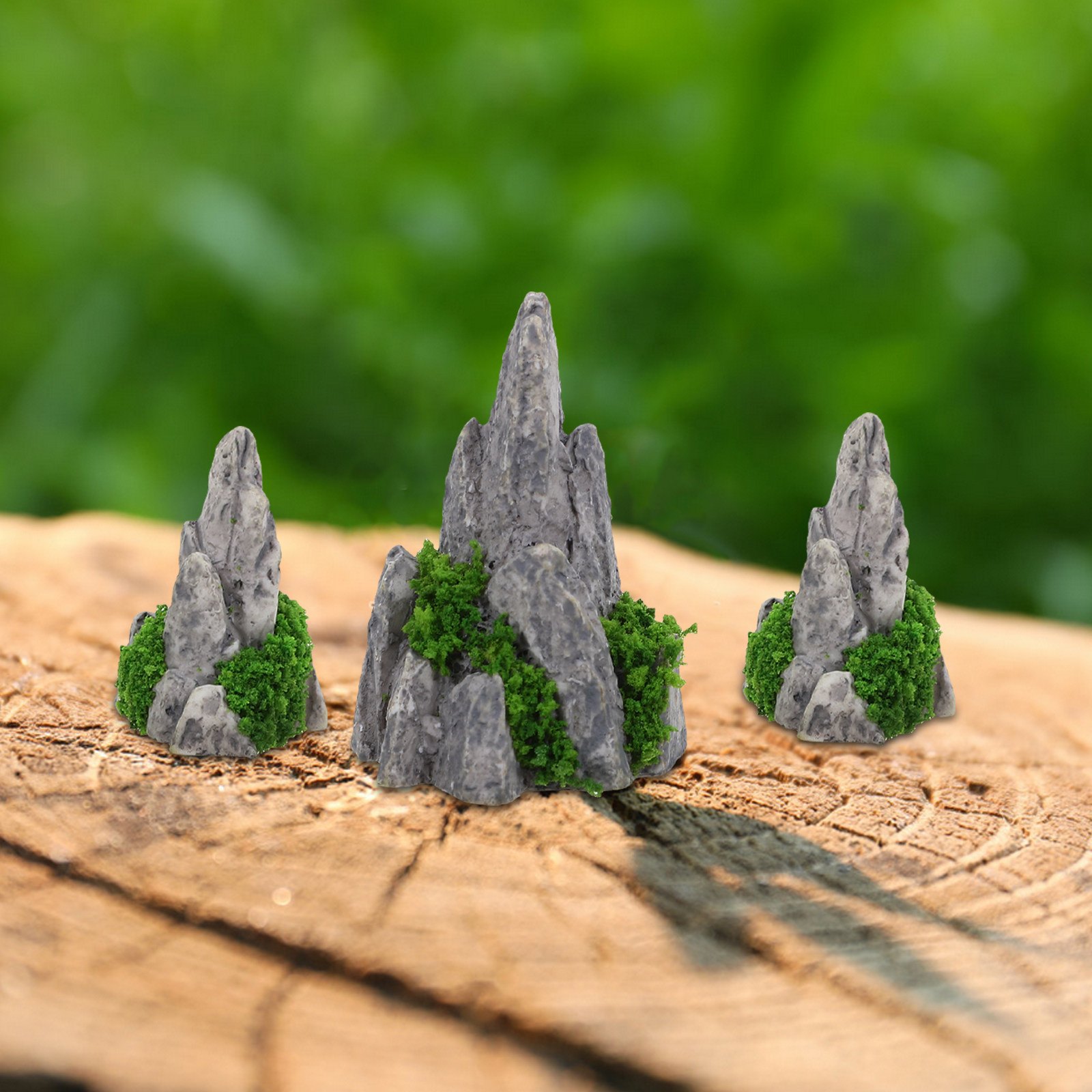 8-teiliges Set Mini-Harz-Felse – Bonsai Garden With Sand Bewertung und Preis