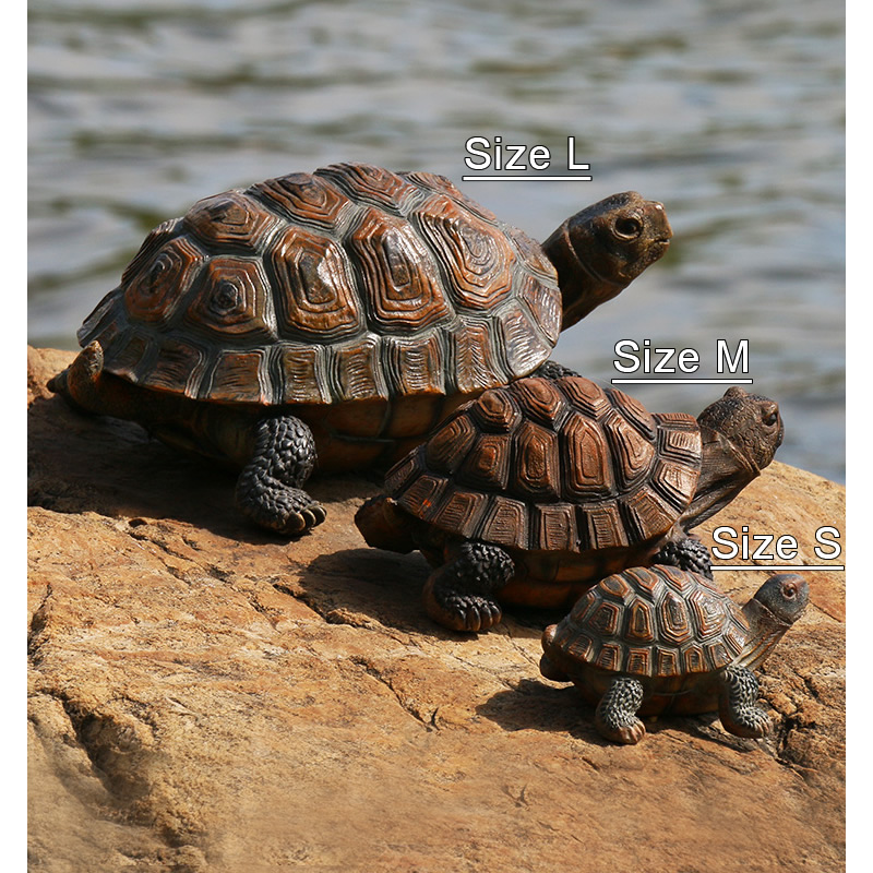 Niedliche Harz-Schildkrötensta – Bonsai Garden With Pond Bewertung und Preis